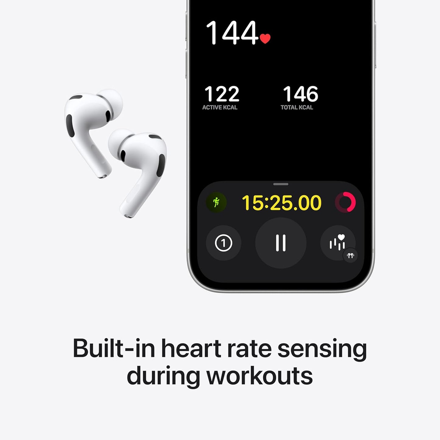 AirPods Pro 3 Wireless Earbuds, Active Noise Cancellation, Bluetooth Headphones, USB-C Charging